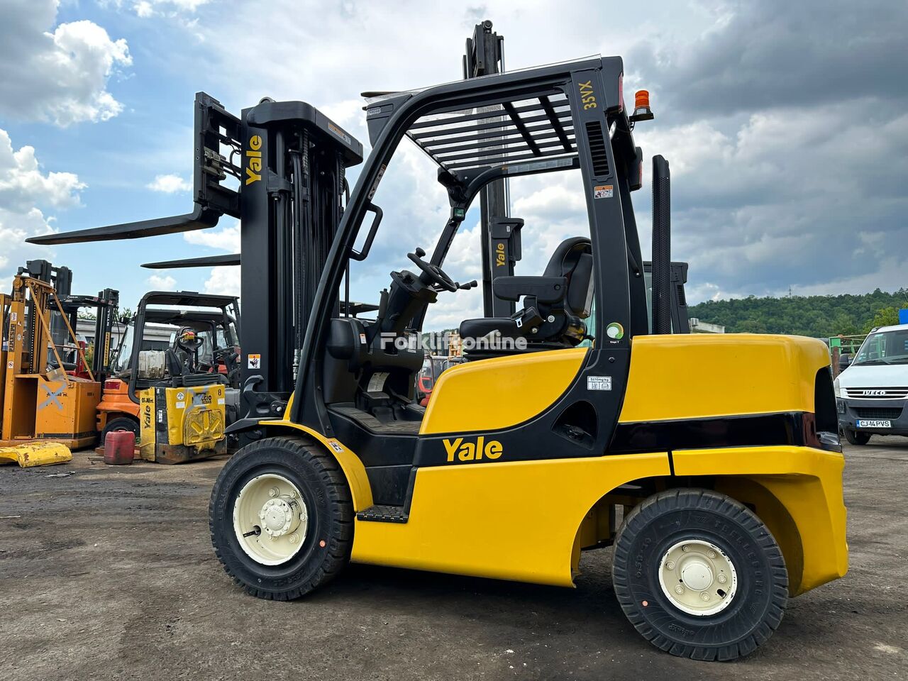 Yale GDP35VXE diesel forklift
